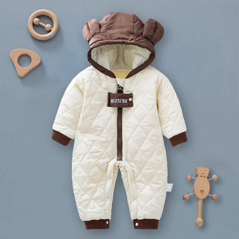 Hooded Fleece Romper