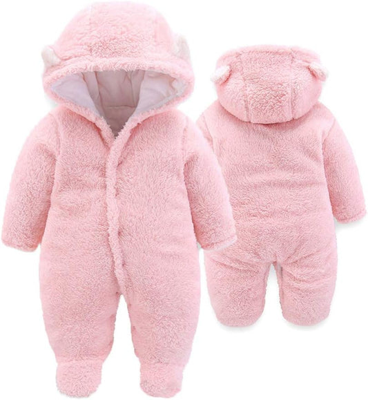 Unisex Baby Winter Coats Cute Newborn Infant Jumpsuit Snowsuit Bodysuits Registry for Baby Essentials Stuff